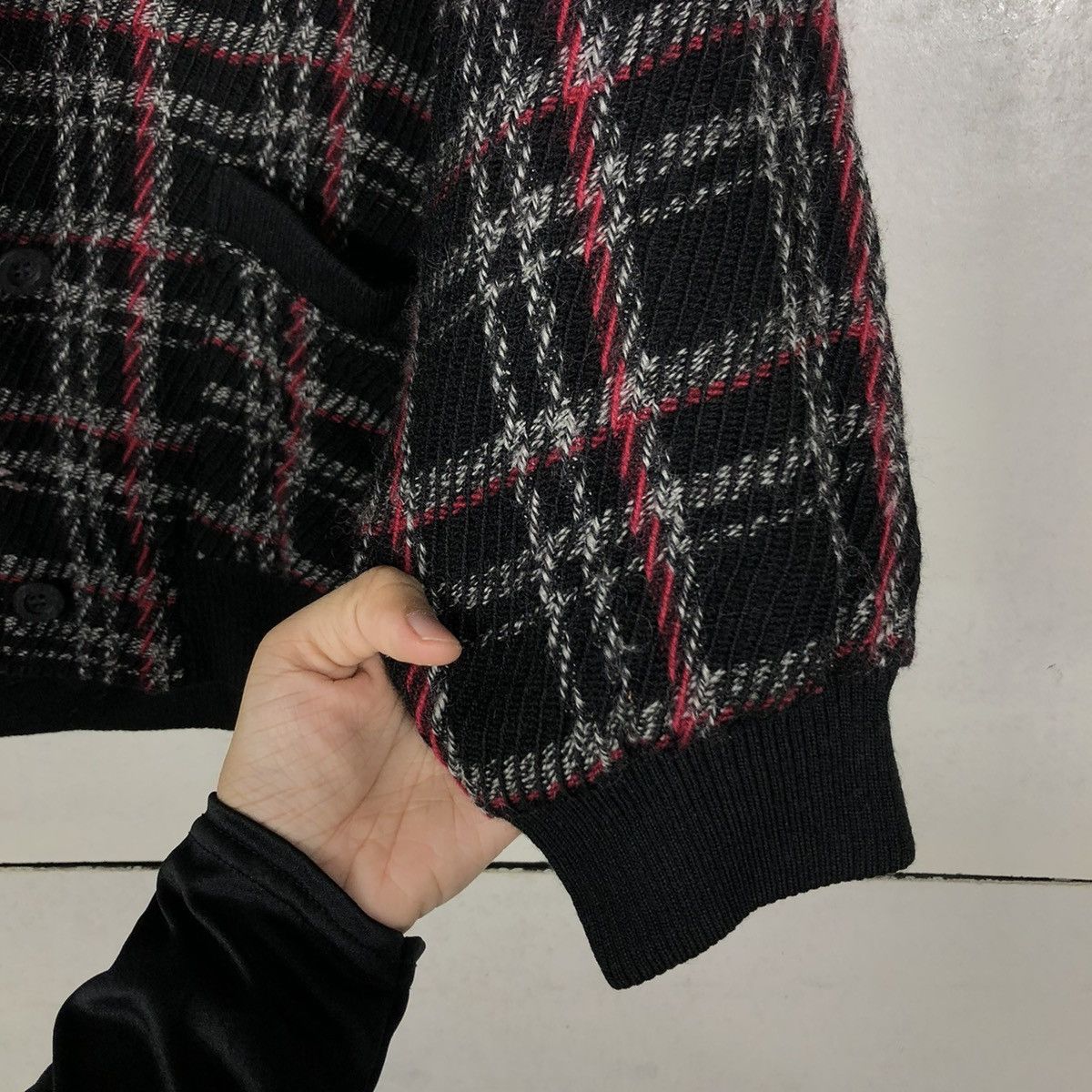 Japanese Brand × Vintage 📌VINTAGE WOOL CARDIGAN JACKET EMANUEL UNGARO ISSEY MIYAKE Size US M / EU 48-50 / 2 - 16 Thumbnail