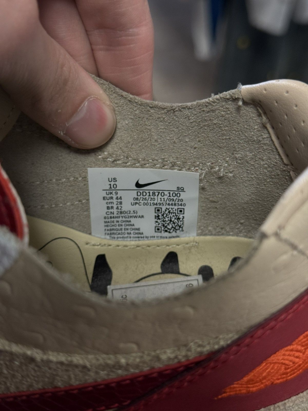 Nike Nike Air 1 Max Clot See Through Size 10 Tried On Size US 10 / EU 43 - 10 Thumbnail