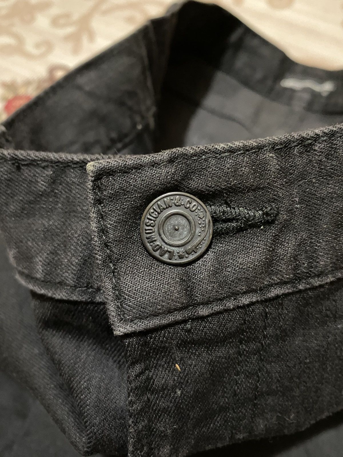 14th Addiction Lad Musician Black Straight Pants Size US 30 / EU 46 - 4 Thumbnail