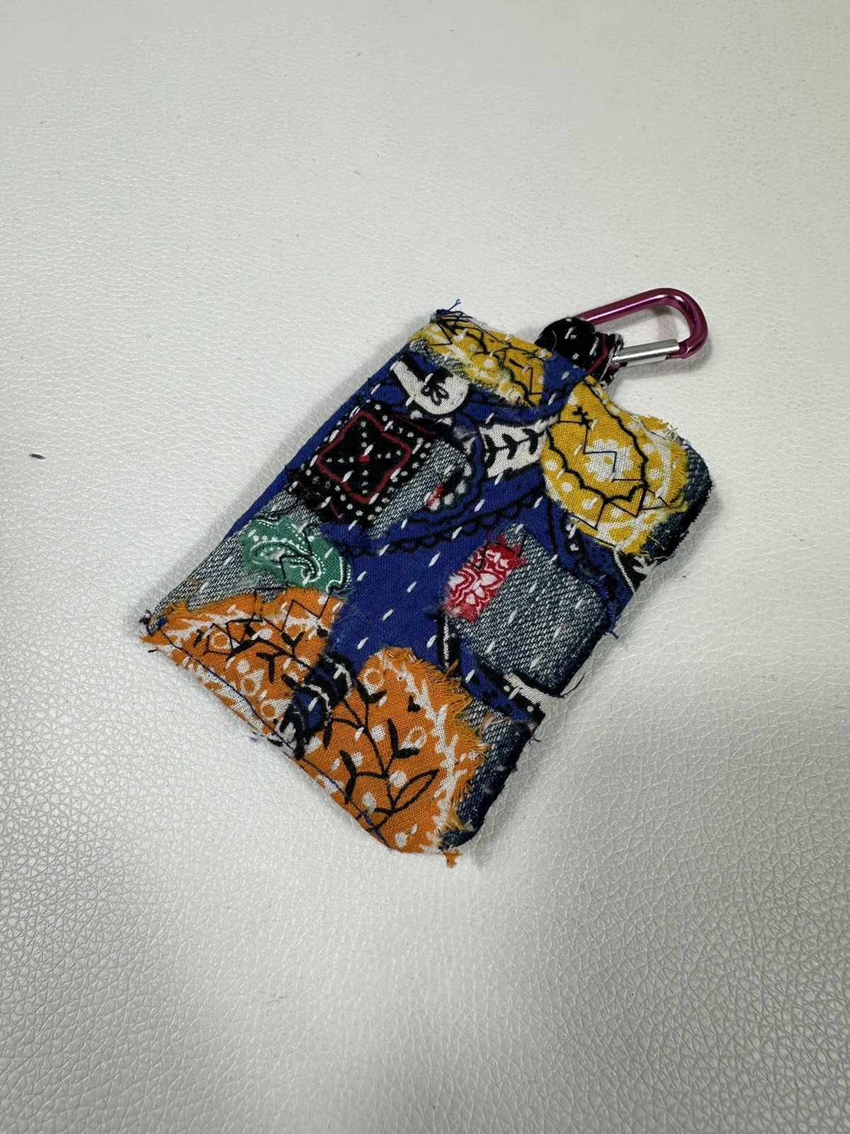Other Custom Made Distressed Paisley Patchwork Card Holder Size ONE SIZE - 4 Thumbnail