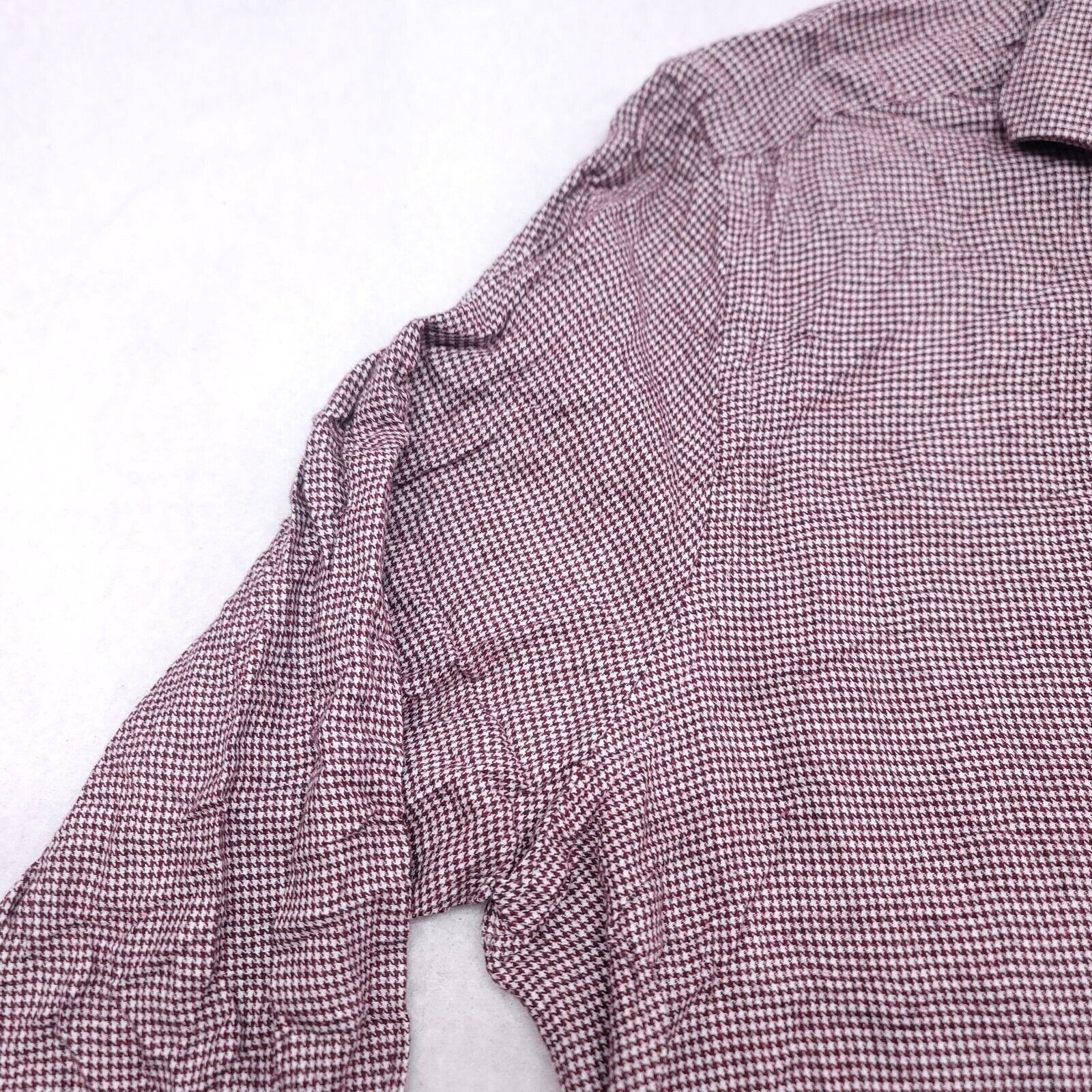 Jack Victor Jack Victor Button Up Shirt Mens Size Extra Large XL Maroon Size US XL / EU 56 / 4 - 4 Thumbnail