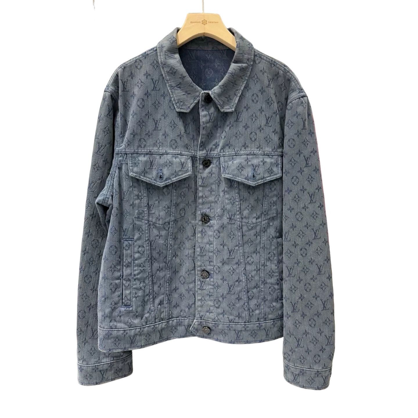 Louis Vuitton Louis Vuitton Monogram Denim Jacket Size 50 Size US M / EU 48-50 / 2 - 1 Thumbnail