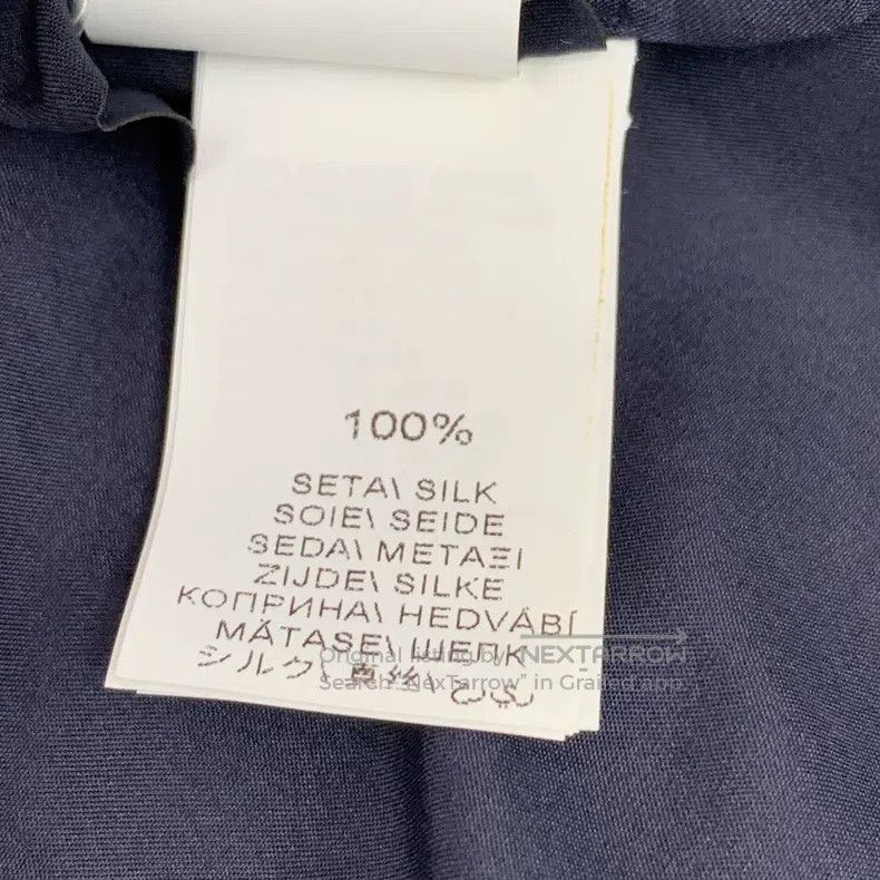 Brunello Cucinelli Brunello Cucinelli Dark blue silk single-breasted long-sle Size M / US 6-8 / IT 42-44 - 7 Thumbnail