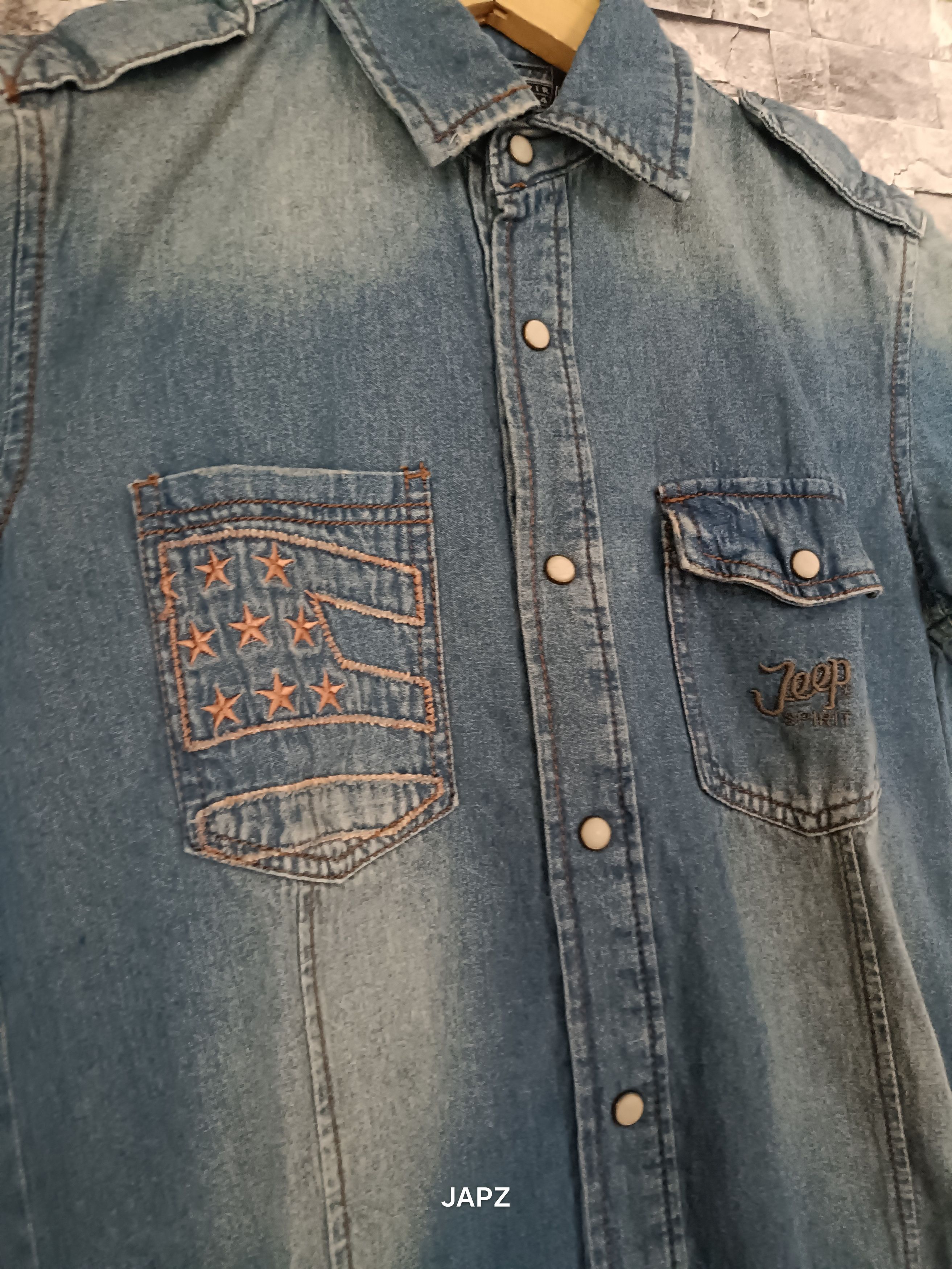 Jeep Vintage jeep rompers Y2K jumpsuit Size 31" - 2 Thumbnail