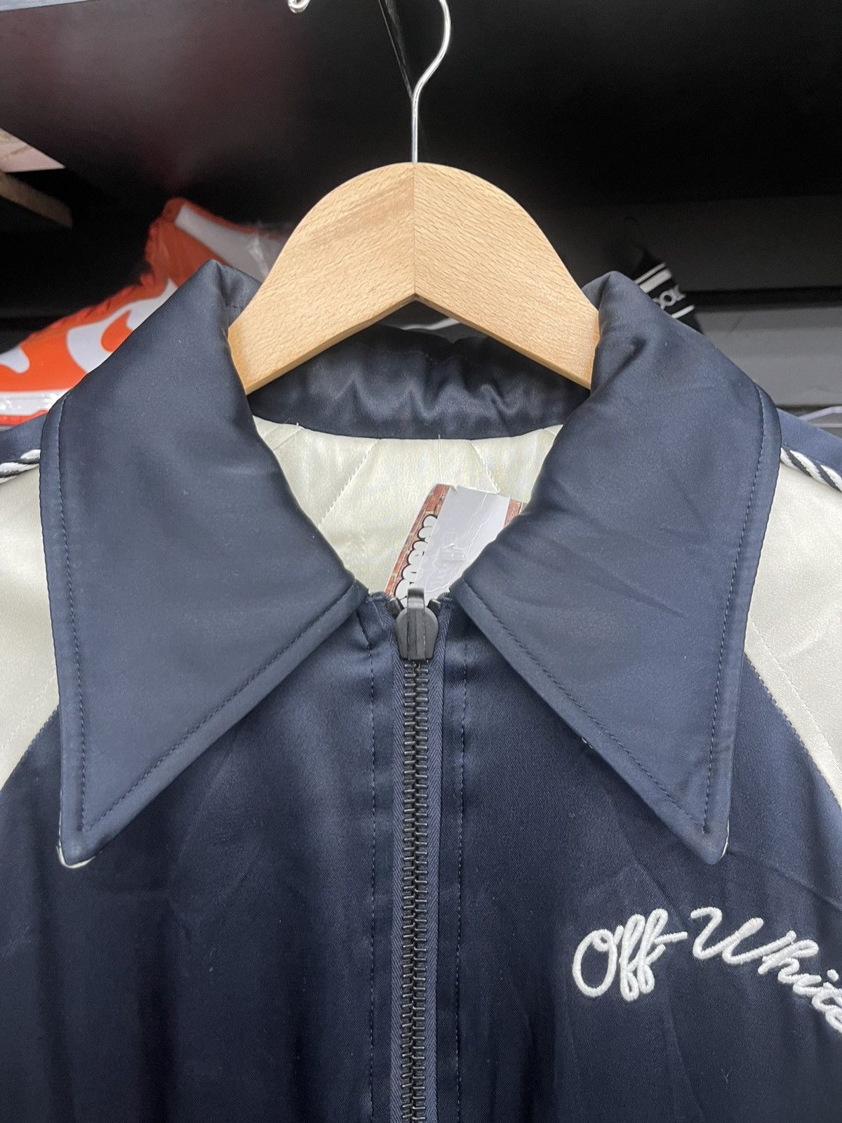 Off-White Off White Reversible Bomber Jacket Size US XS / EU 42 / 0 - 4 Thumbnail