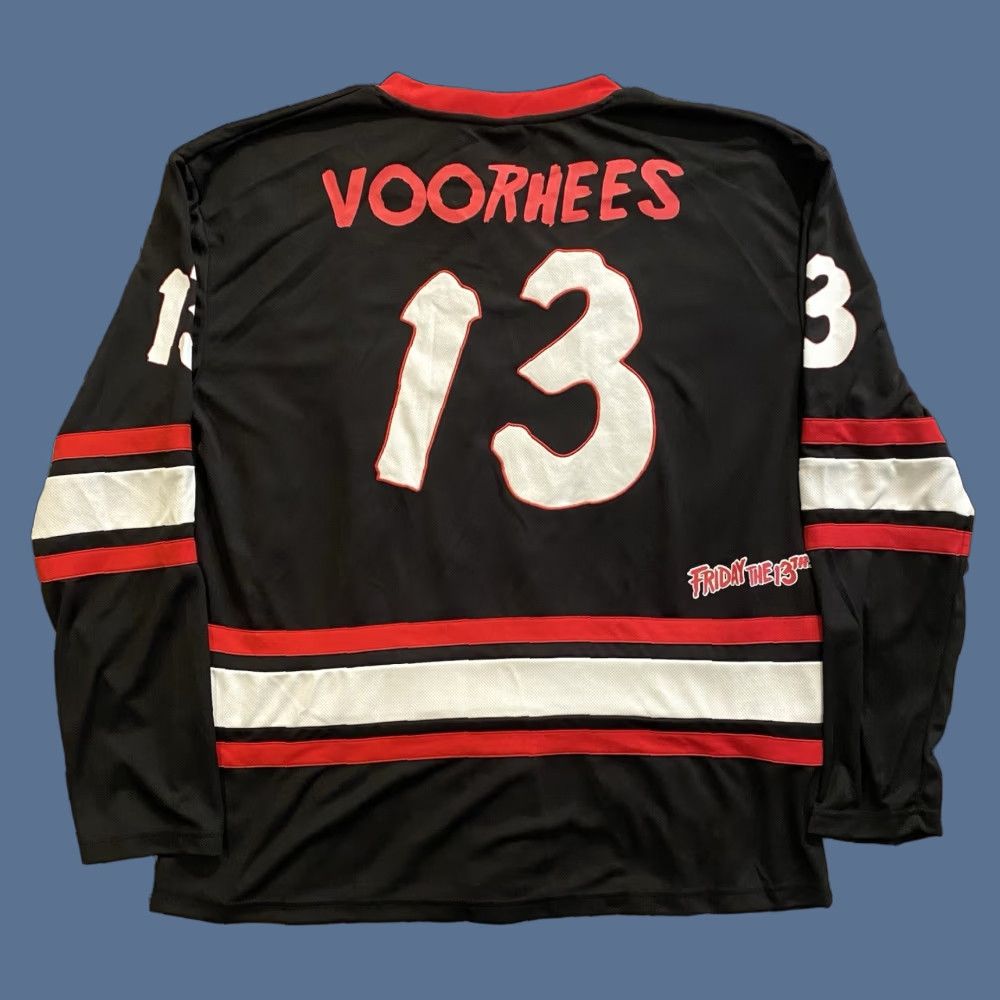 Vintage Friday The 13th Jason Voorhees Hockey Jersey Embroidered Men’s Size XL Size US XL / EU 56 / 4 - 1 Thumbnail
