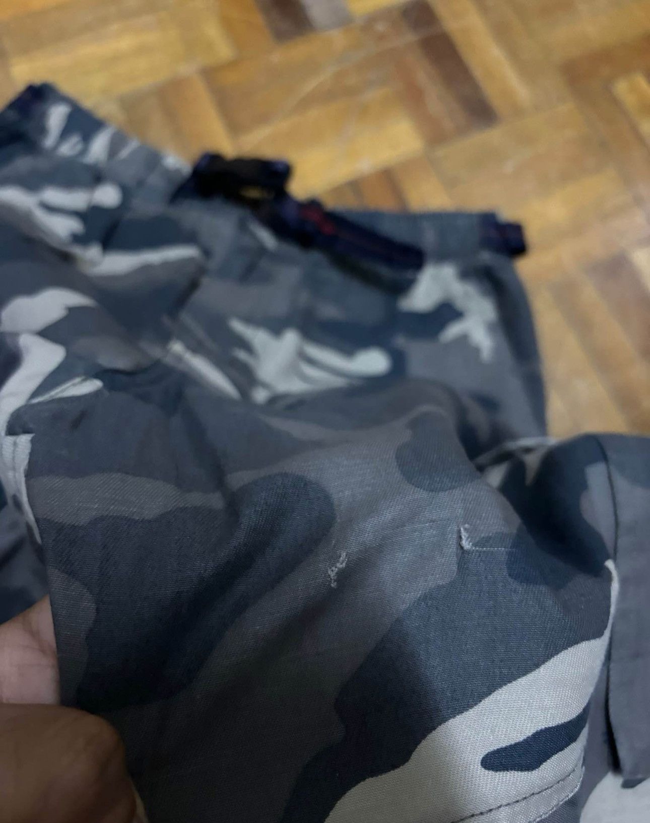 Vintage Military Cargo Pants With Belt (Size 28) Size US 28 / EU 44 - 10 Thumbnail