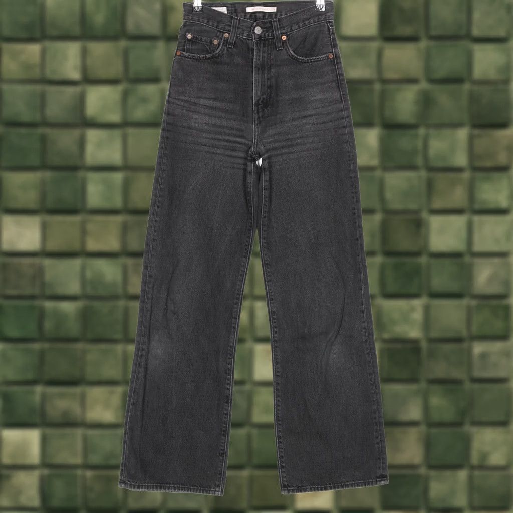 Levi's LEVI’S RIBCAGE WIDE LEG PREMIUM Jeans Women 24W 32L DZ8327 Grey Vintage No Size 42" / US 20 - 1 Thumbnail