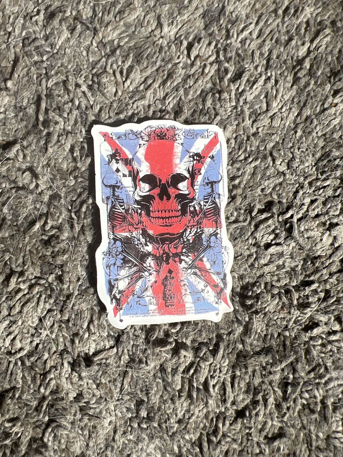 Hypebeast Union Jack Skull Sticker Size ONE SIZE - 1 Thumbnail
