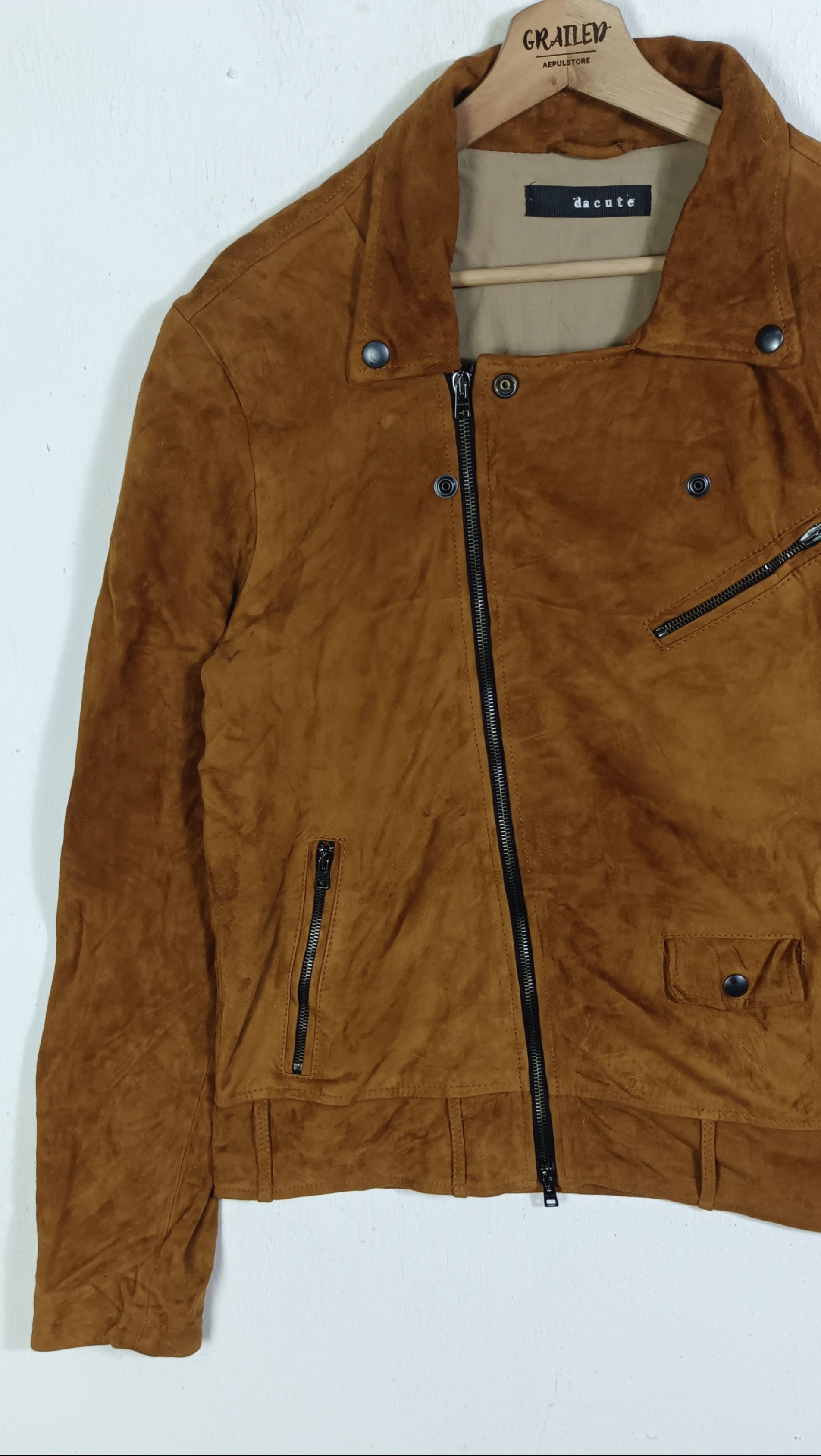 Dacute Dacute Riders Jacket Cordage Leather Men Jacket Size US M / EU 48-50 / 2 - 4 Thumbnail