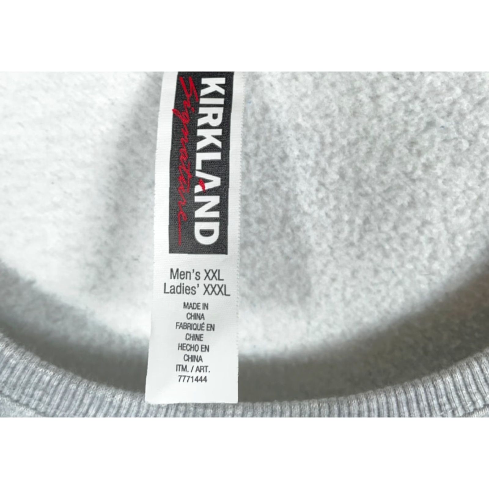 Vintage Kirkland Signature Logo Crewneck Sweatshirt Adult 2XL Heather Gray Cotton Polyester | Sweatshirt | Mens | 2XL | Logo | Retro | Fall Winter | Pullover Size US XXL / EU 58 / 5 - 3 Thumbnail