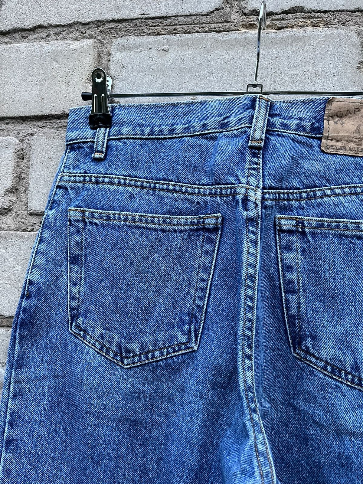 Gap Vintage 90s GAP Usa Made Blue Stone Washed Jeans Size 31 Size US 31 - 11 Thumbnail