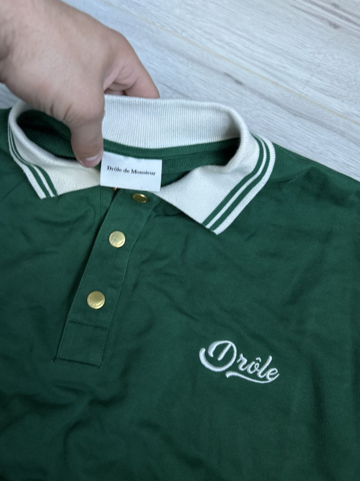 Designer × Drole De Monsieur Drol De Monsieur oversized Polo Shirt Size US XL / EU 56 / 4 - 3 Thumbnail