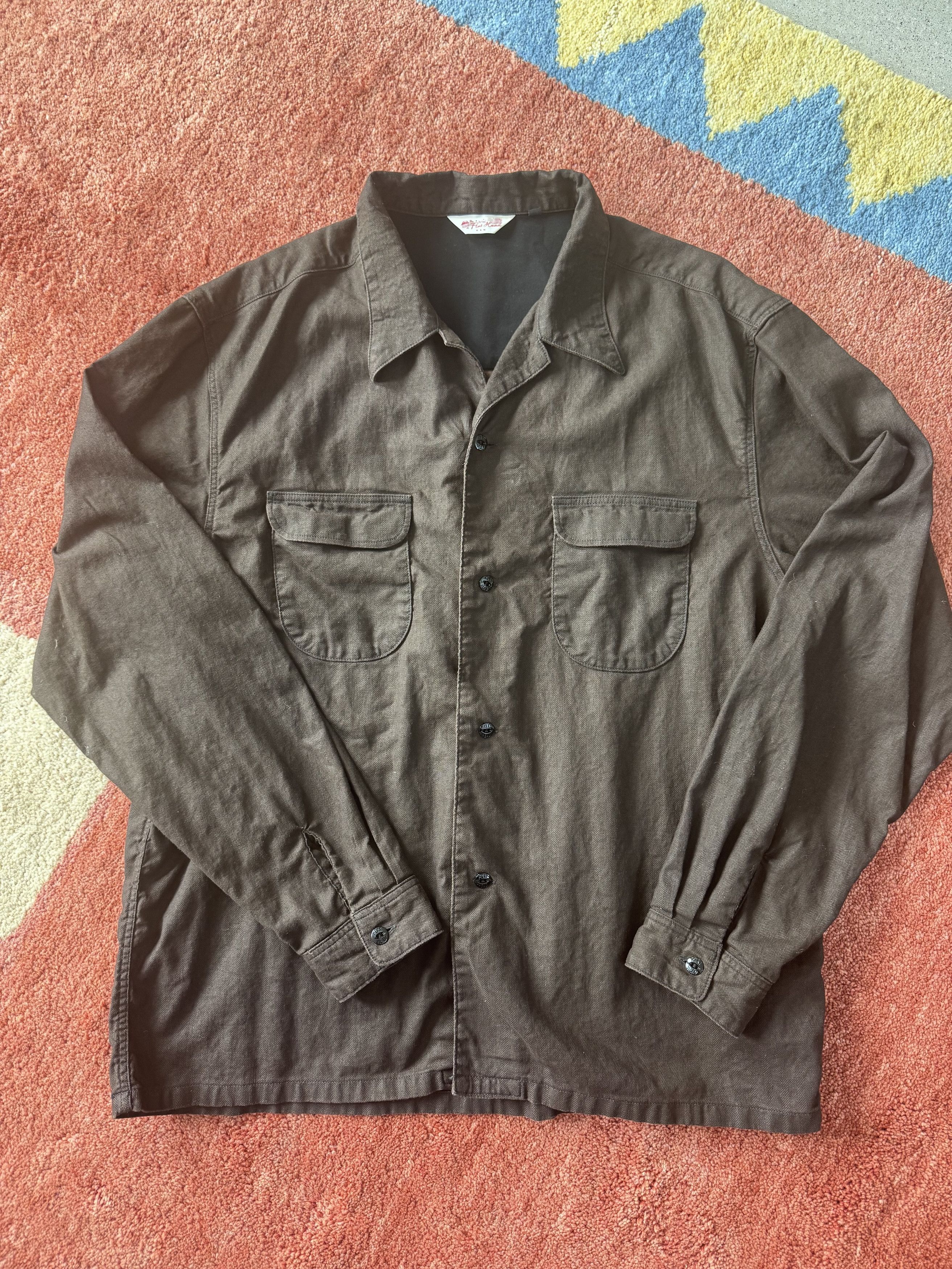 The Flat Head Flat Head "Benarga" Earth Dye L/S Size US L / EU 52-54 / 3 - 4 Thumbnail