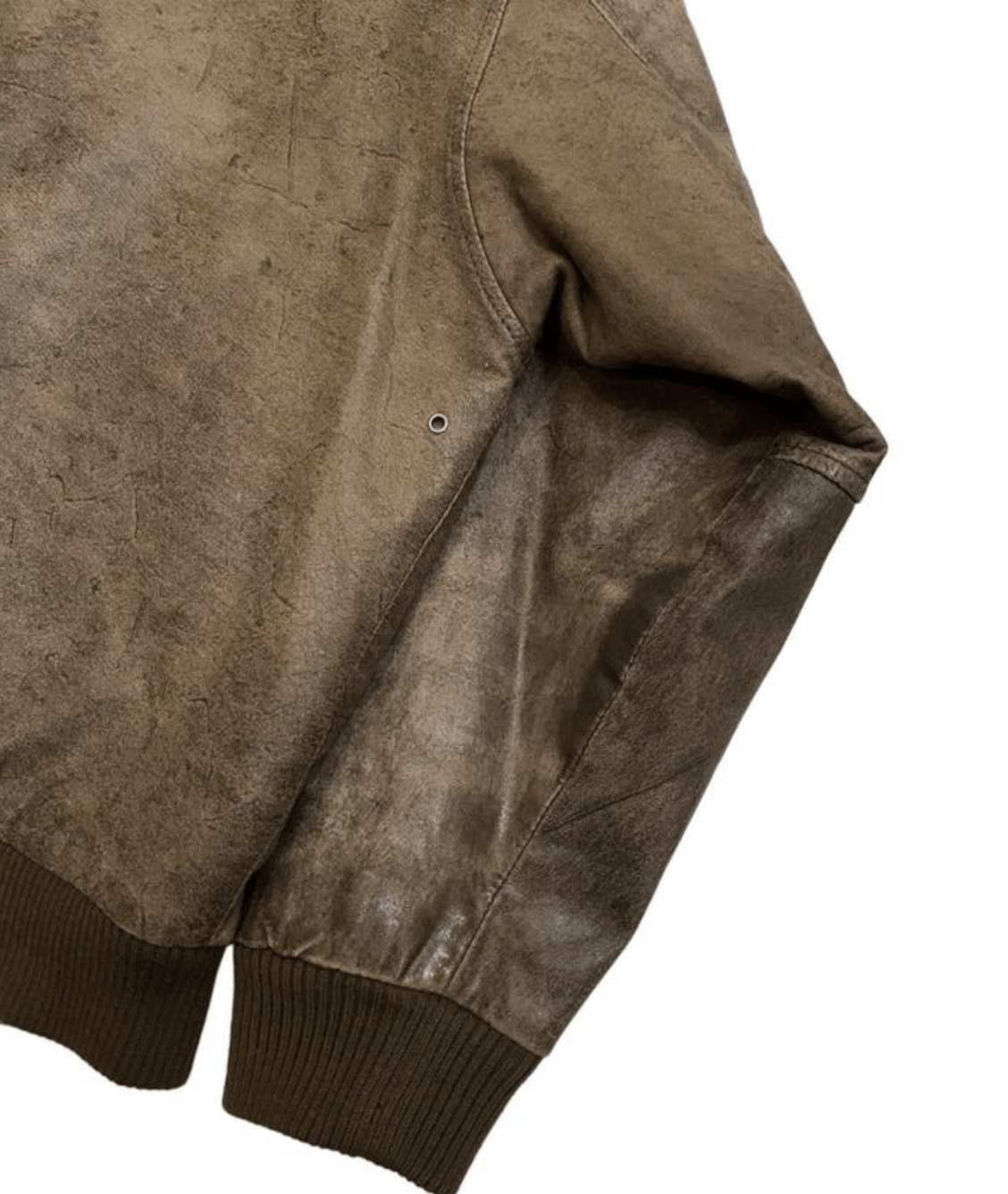 Vintage Vintage 90s Oversize Distressed Brown Flight Leather Jacket Size US XL / EU 56 / 4 - 8 Thumbnail
