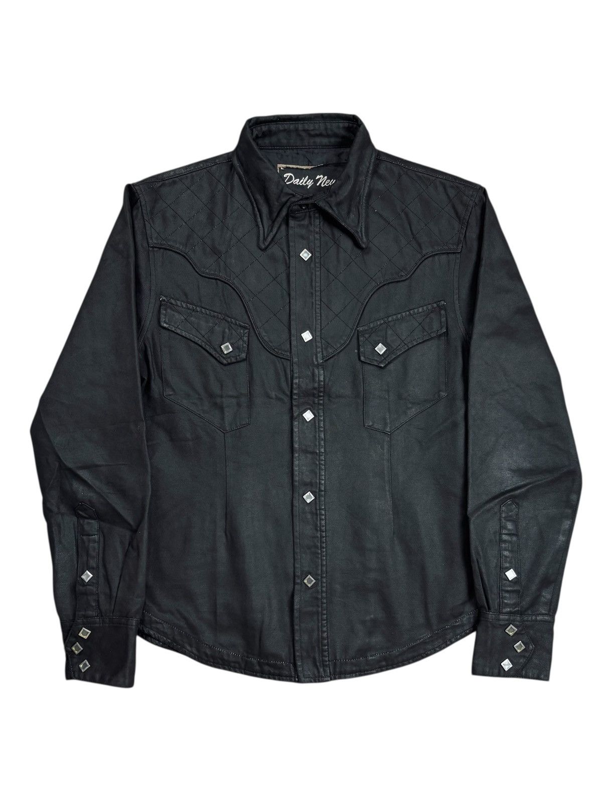 Ekam 2000s Daily News - Vkei Style Western Cowboy Button Shirt Size US M / EU 48-50 / 2 - 1 Thumbnail