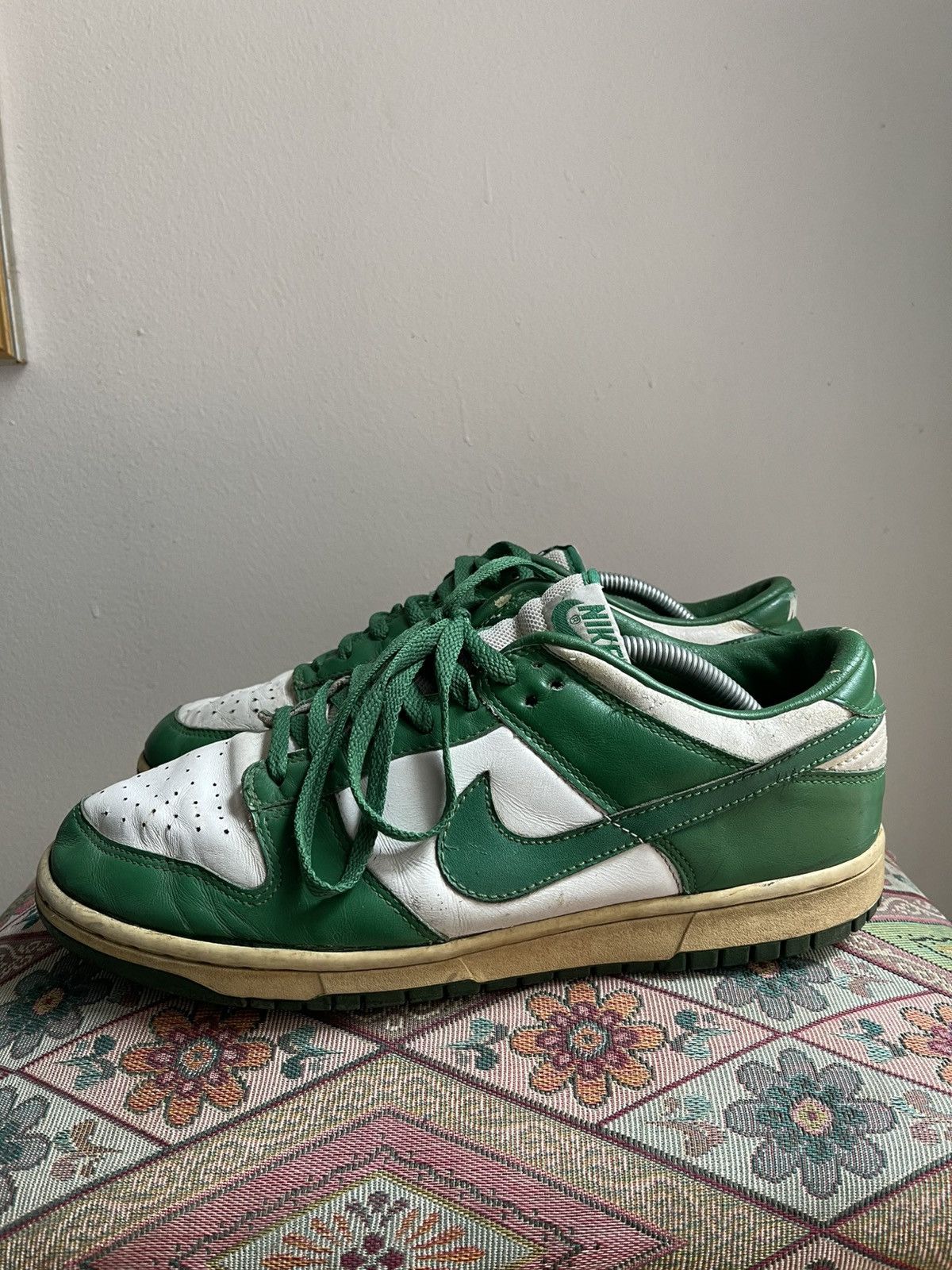 Nike Vintage Nike Dunk Low Celtic Pine Green 2004 Size US 10.5 / EU 43-44 - 6 Thumbnail