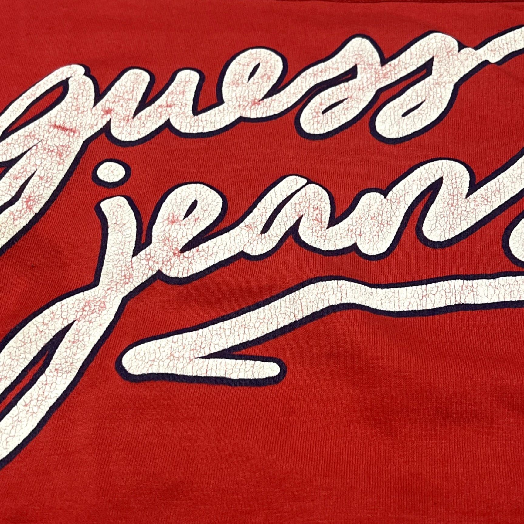 Guess VINTAGE GUESS Men Sweatshirt Crewneck Pullover Long Sleeve Men’s Medium Red Logo US Made Autumn Winter Fall Summer Spring Size US M / EU 48-50 / 2 - 3 Thumbnail
