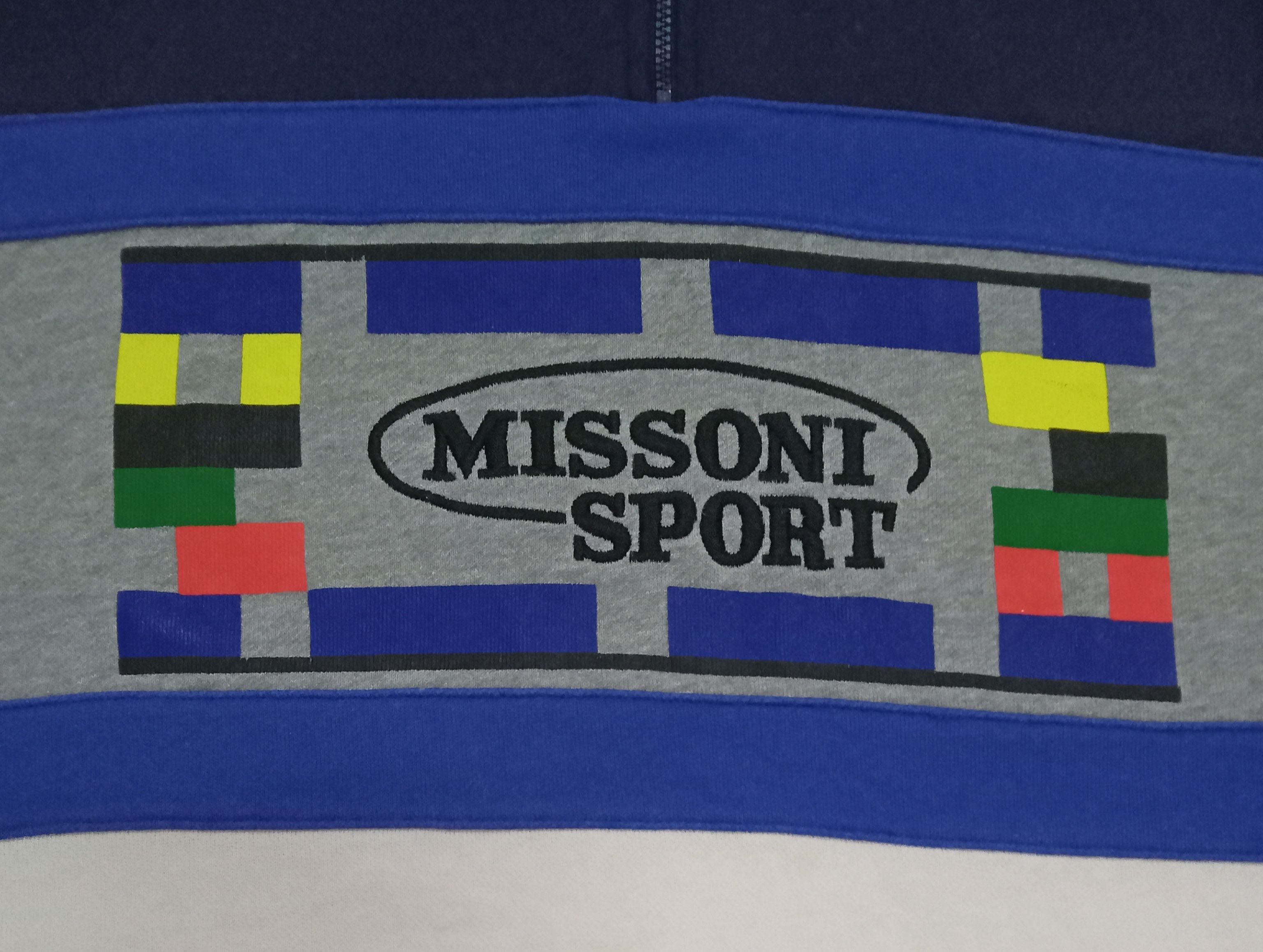 Missoni Missoni Sport Vintage Hoodie Size US L / EU 52-54 / 3 - 6 Thumbnail