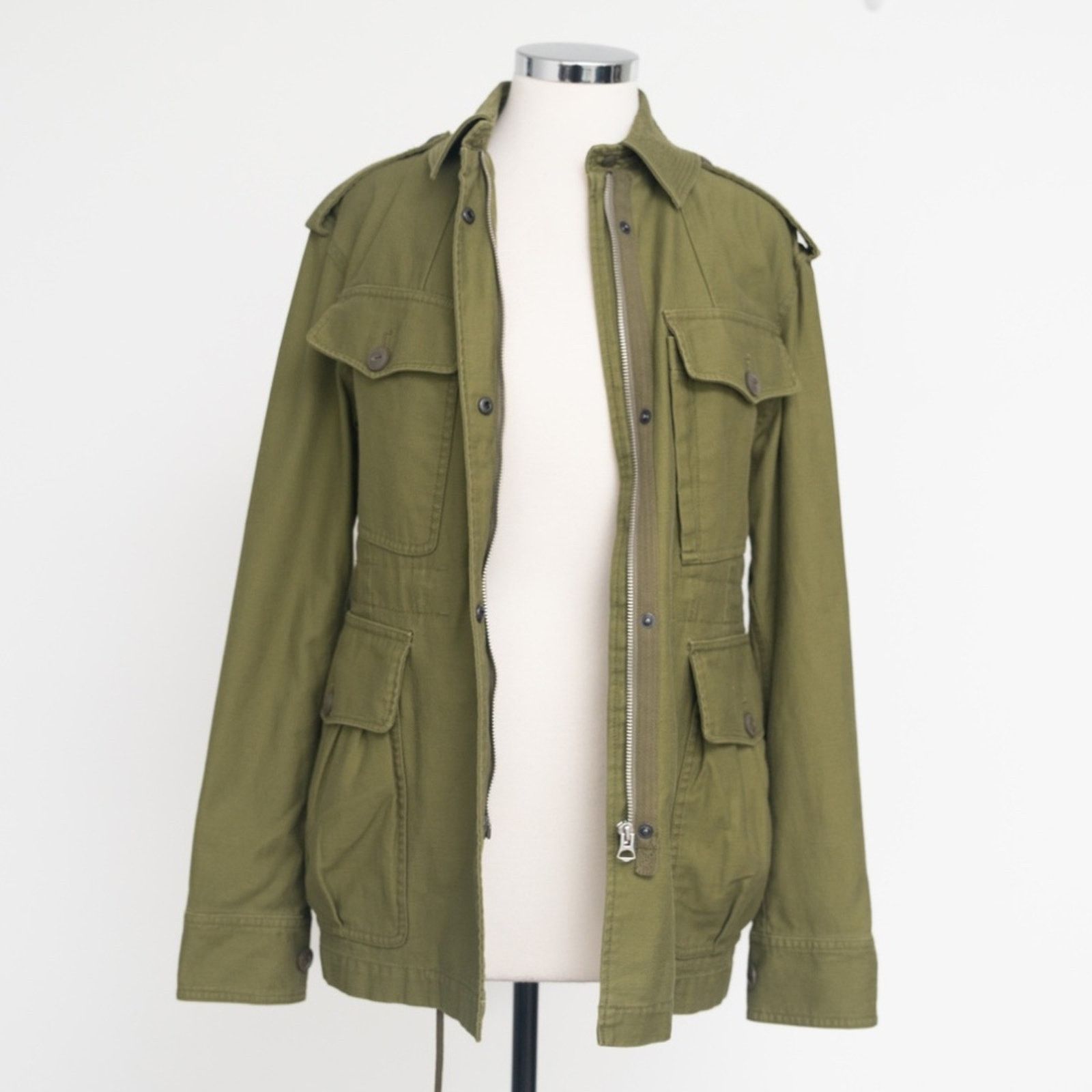 Rag & Bone rag & bone. Lorenz Cotton Military Jacket. Size S / US 4 / IT 40 - 13 Thumbnail