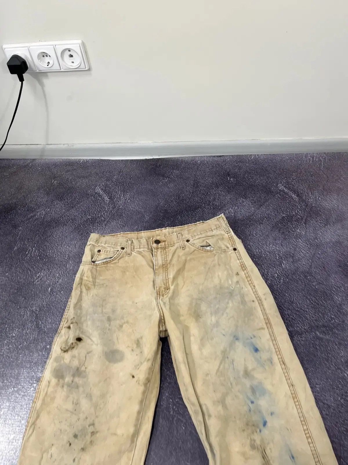 Dickies × Vintage Vintage Dickies Y2K American Work Hype Baggy Pants Jeans Size US 34 / EU 50 - 8 Thumbnail