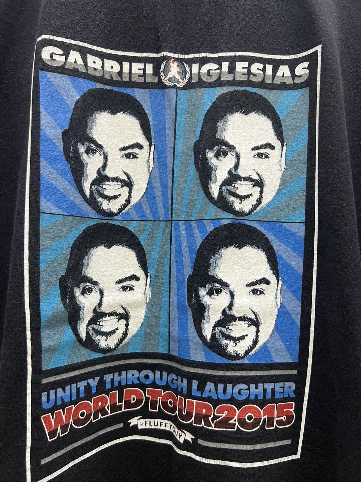 Band Tees GABRIEL IGLESIAS WORLD TOUR 2015 OVERSIZE TEE Size US XXL / EU 58 / 5 - 4 Thumbnail