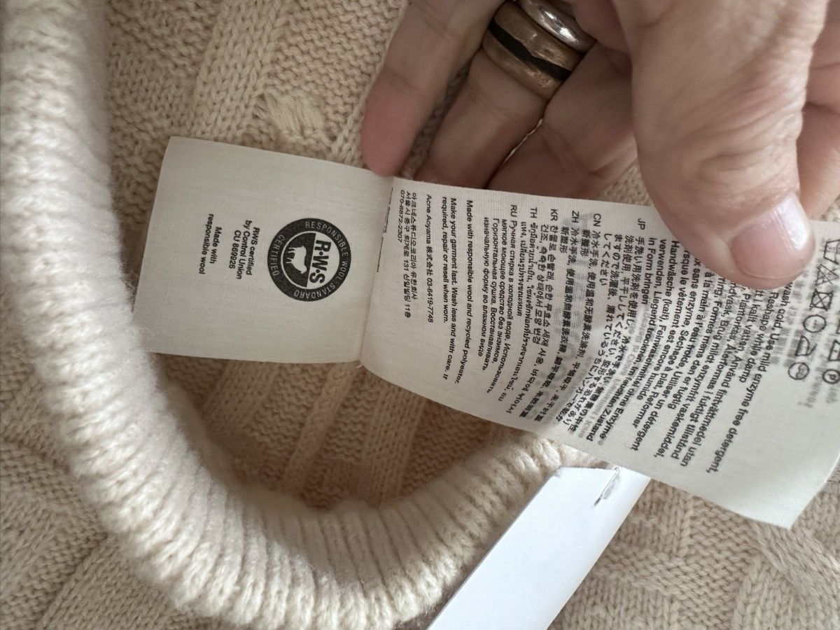 Acne Studios Acne Studios Kong Face Cables Pants in Oatmeal Melange Size 28" / US 6 / IT 42 - 7 Thumbnail