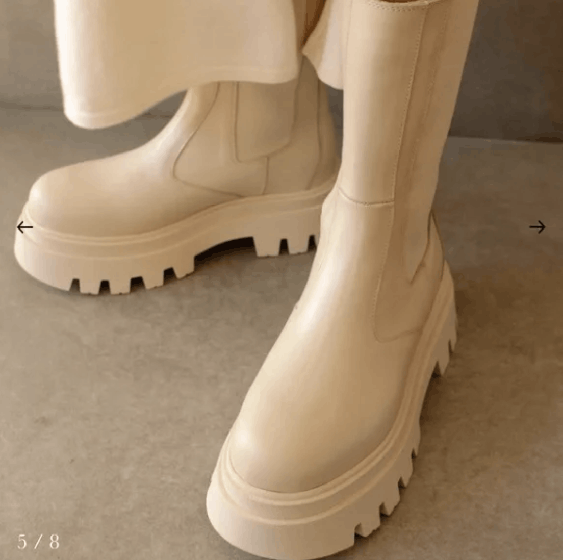 ALOHAS Alohas All Rounder Ivory Boots 37 Size US 7 / IT 37 - 4 Thumbnail