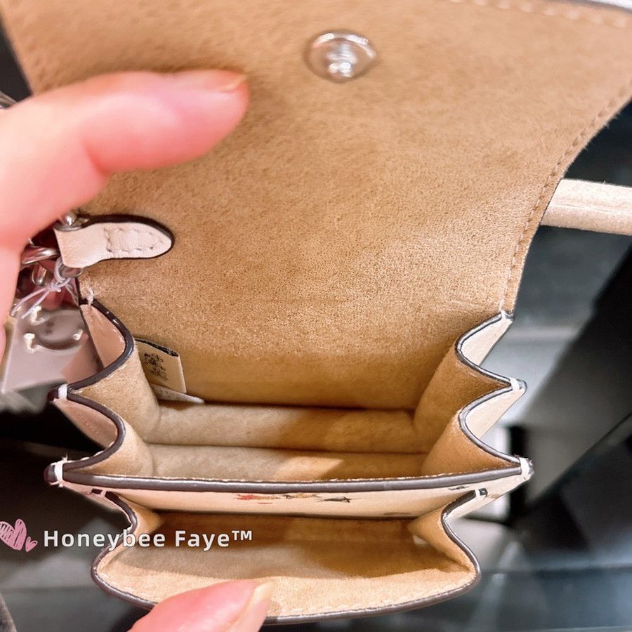 Coach Klare Bag Charm With Star Print CCF23 Size ONE SIZE - 4 Thumbnail