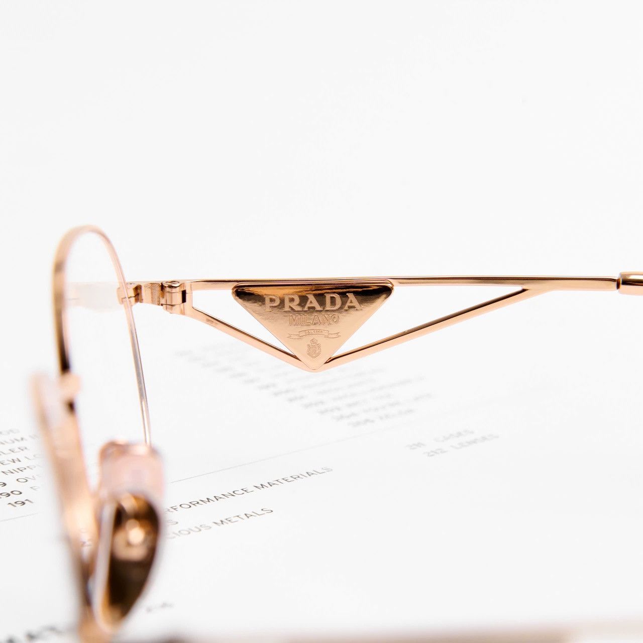 Prada PRADA 0PR A50V SVF1O1 GLASSES Size ONE SIZE - 4 Thumbnail