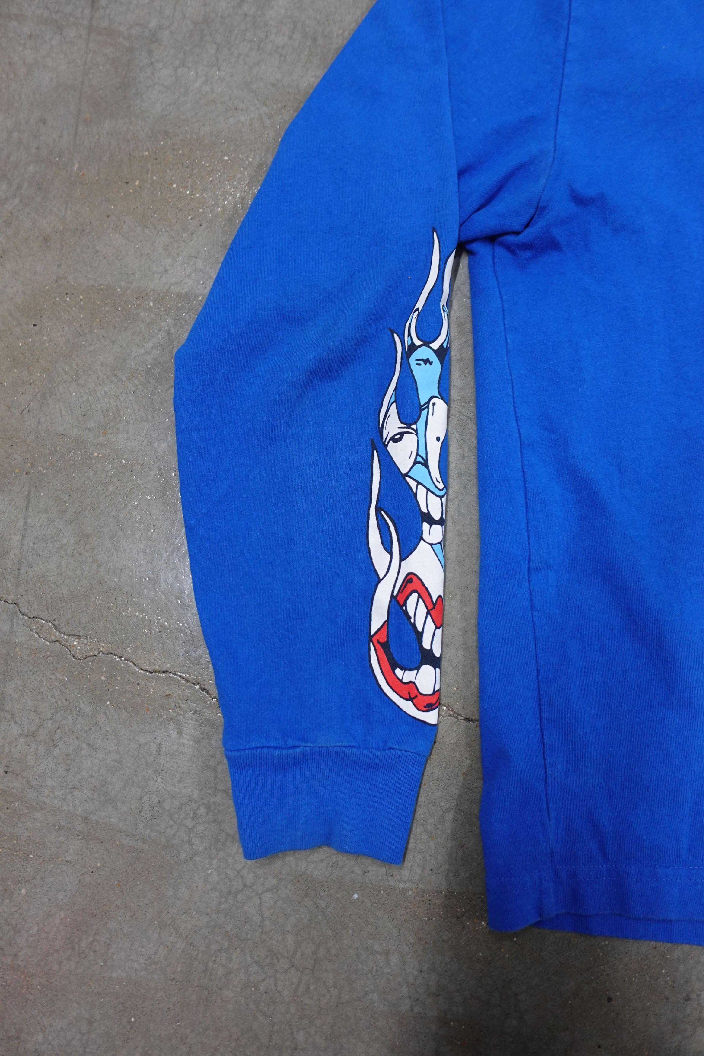 Chrome Hearts CHROME HEARTS MATTY BOY SPACE LONG SLEEVE T SHIRT BLUE Size US L / EU 52-54 / 3 - 3 Thumbnail