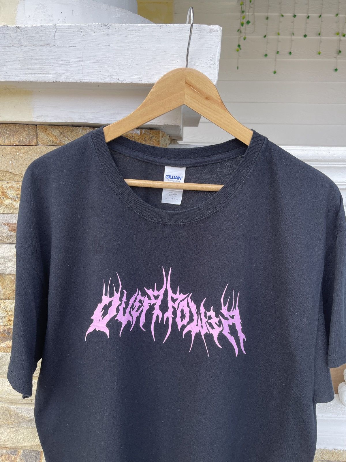 Band Tees Last🔥Vtg OVERPOWER One Mind One Prison Metal Band Tee Size US XL / EU 56 / 4 - 3 Thumbnail