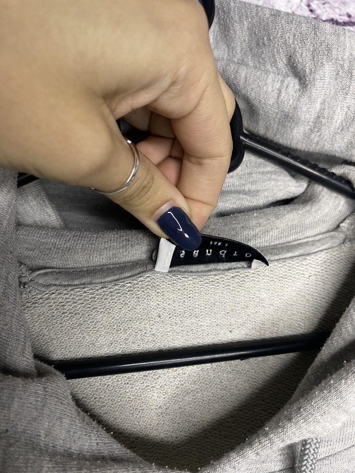 Sandro Men's grey luxury lampas hoodie Sandro vintage Size US L / EU 52-54 / 3 - 11 Thumbnail