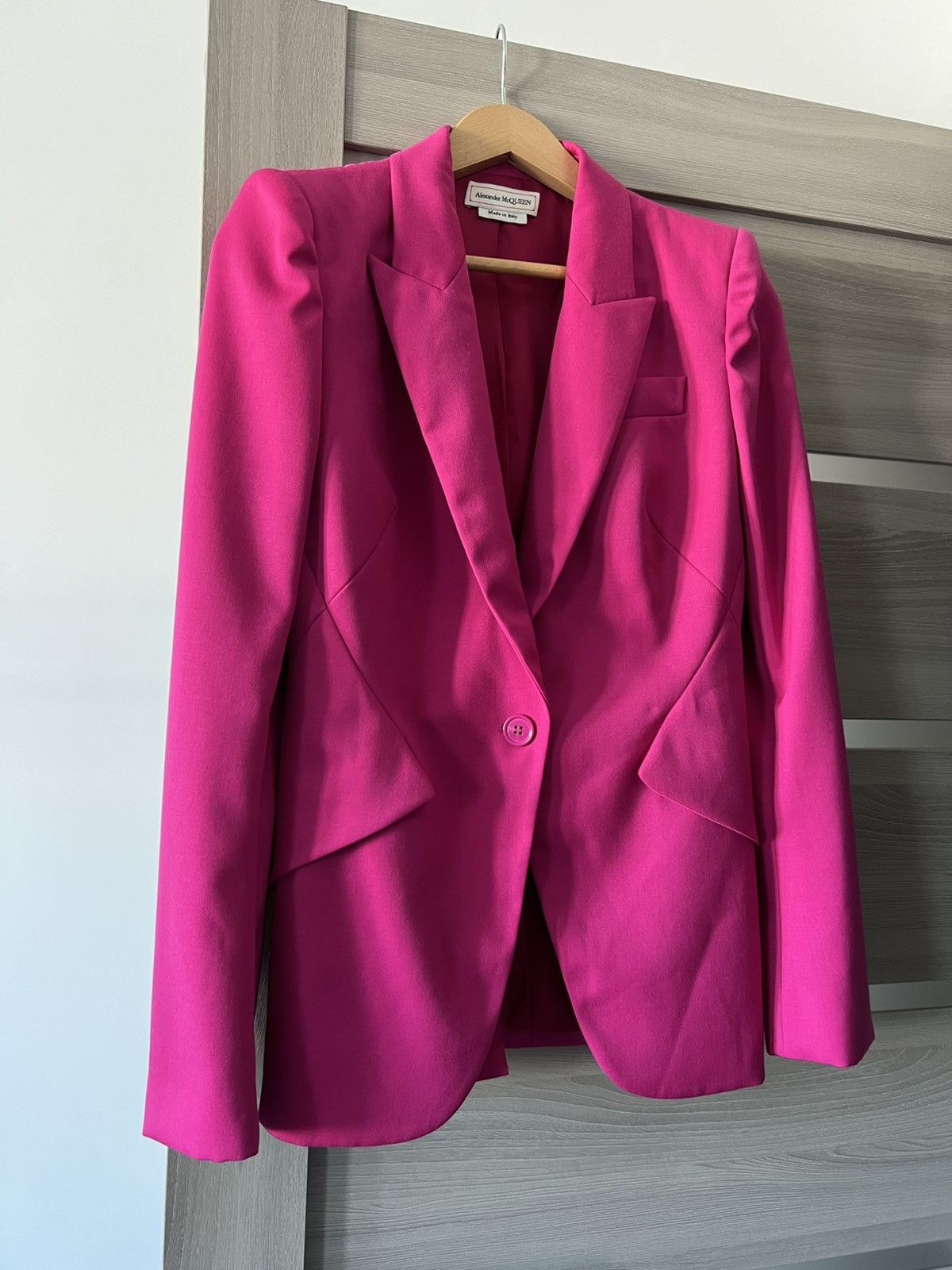 Alexander McQueen 💰Best Offer Alexander McQueen Blazer Jacket Pink RRP 3000$ Size S / US 4 / IT 40 - 3 Thumbnail