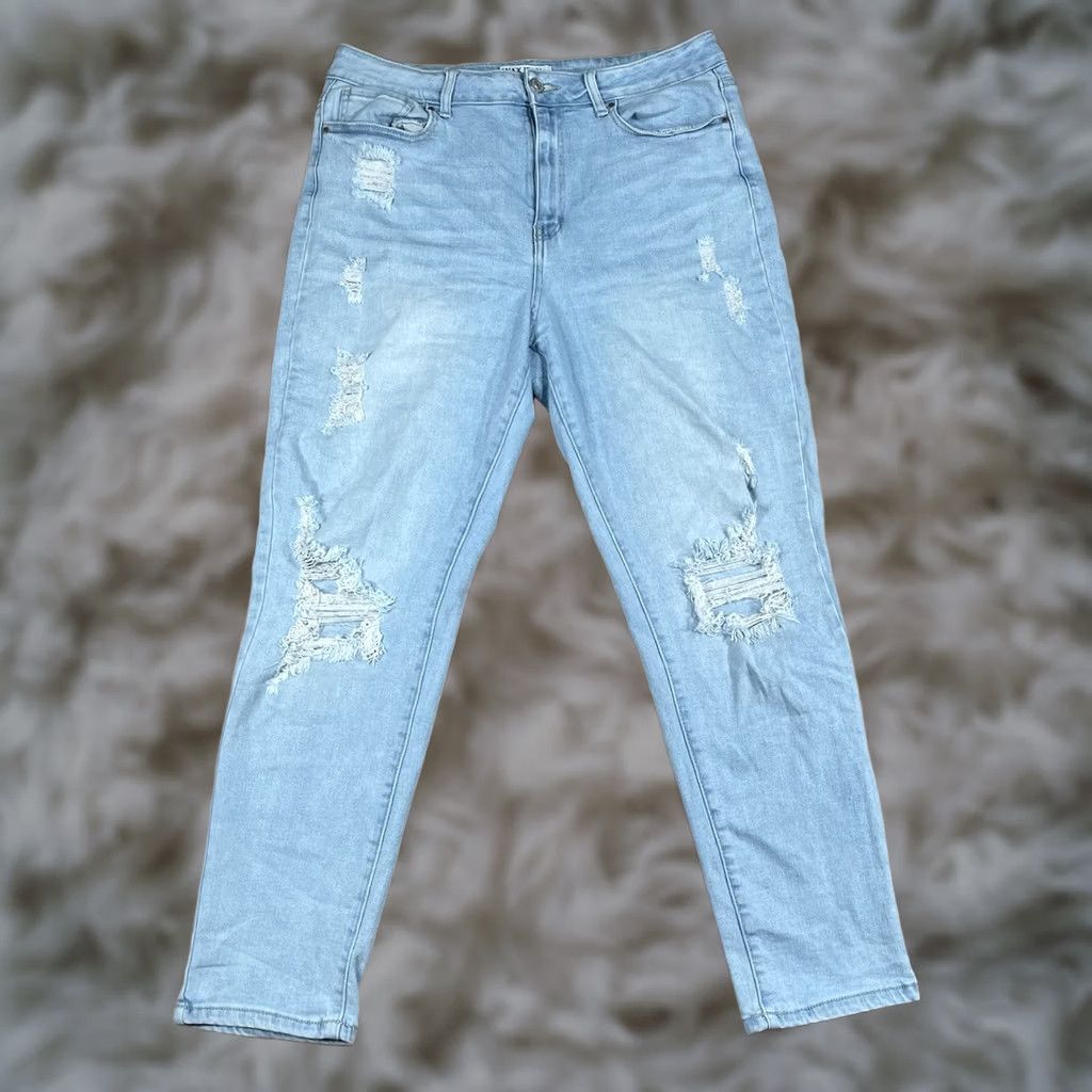 Vintage WAX JEAN Jeans Women’s Size 13/31 Stretch Blue Denim Pants Size 34" / US 12 / IT 48 - 1 Thumbnail