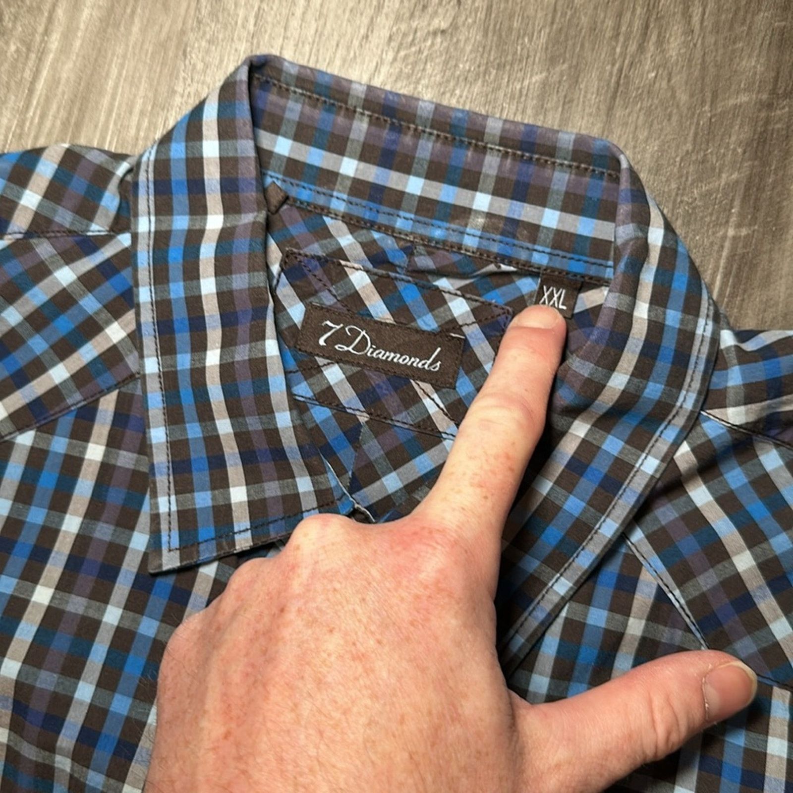 7Diamonds 7 Diamonds Short Sleeve Button Down - 2XL Size US XXL / EU 58 / 5 - 6 Thumbnail