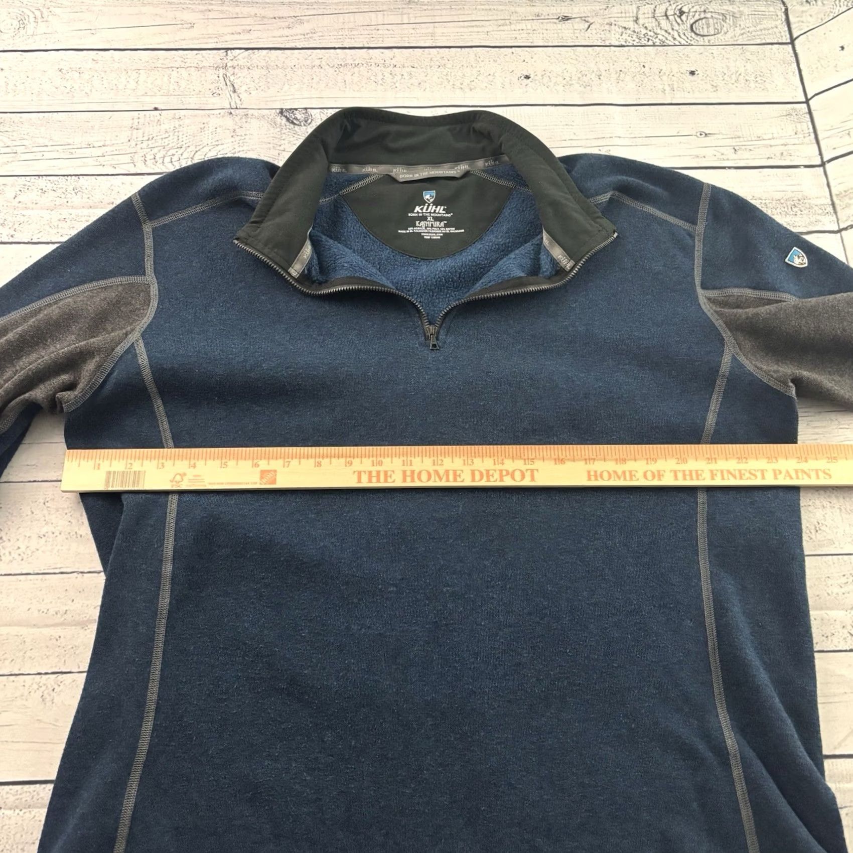 Vintage KUHL Kashmira Pullover Fleece Jacket Men XL Blue Size US XL / EU 56 / 4 - 5 Thumbnail
