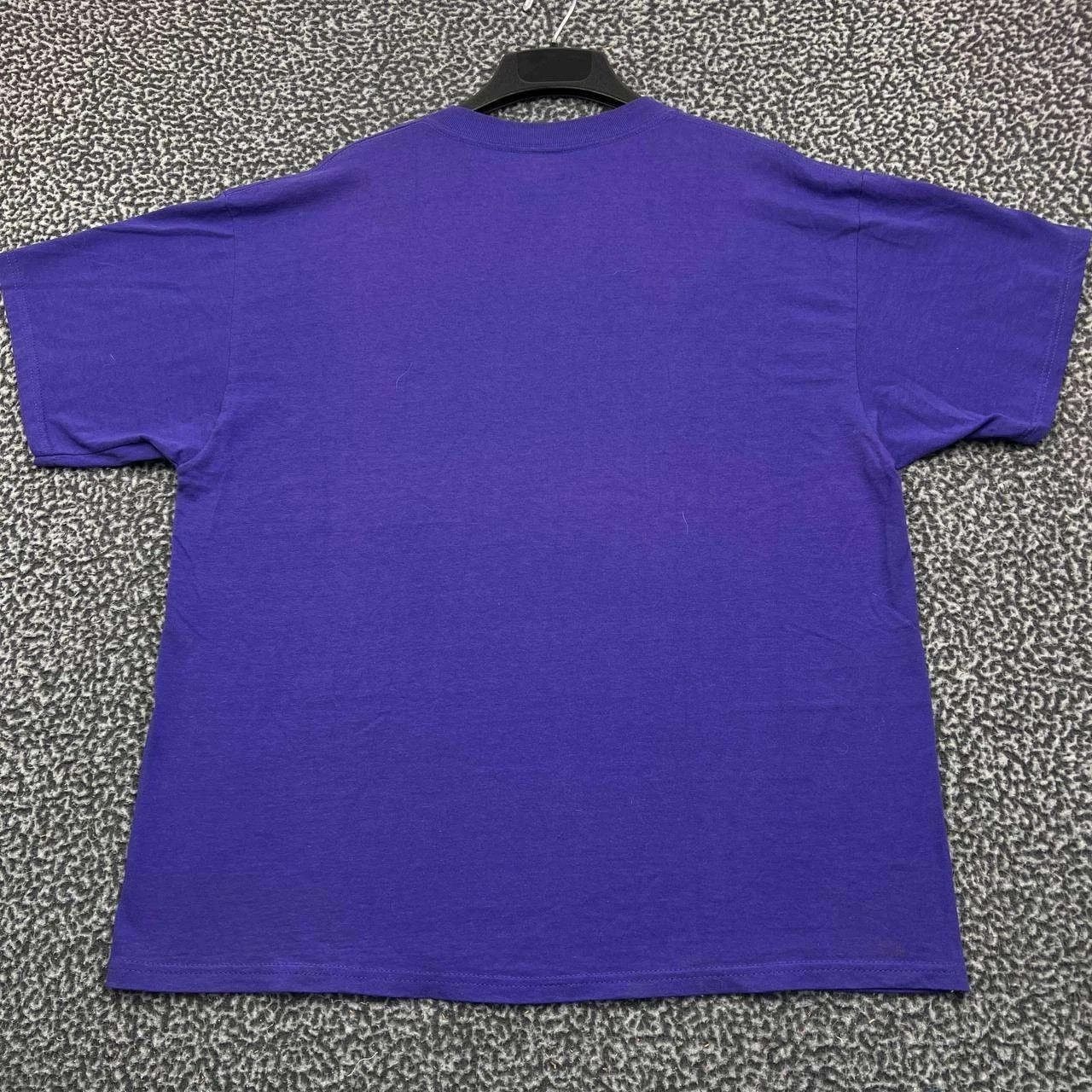 Delta Los Angeles LA Lakers Shirt Men XL Purple NBA Finals Cotton Size US XL / EU 56 / 4 - 2 Thumbnail