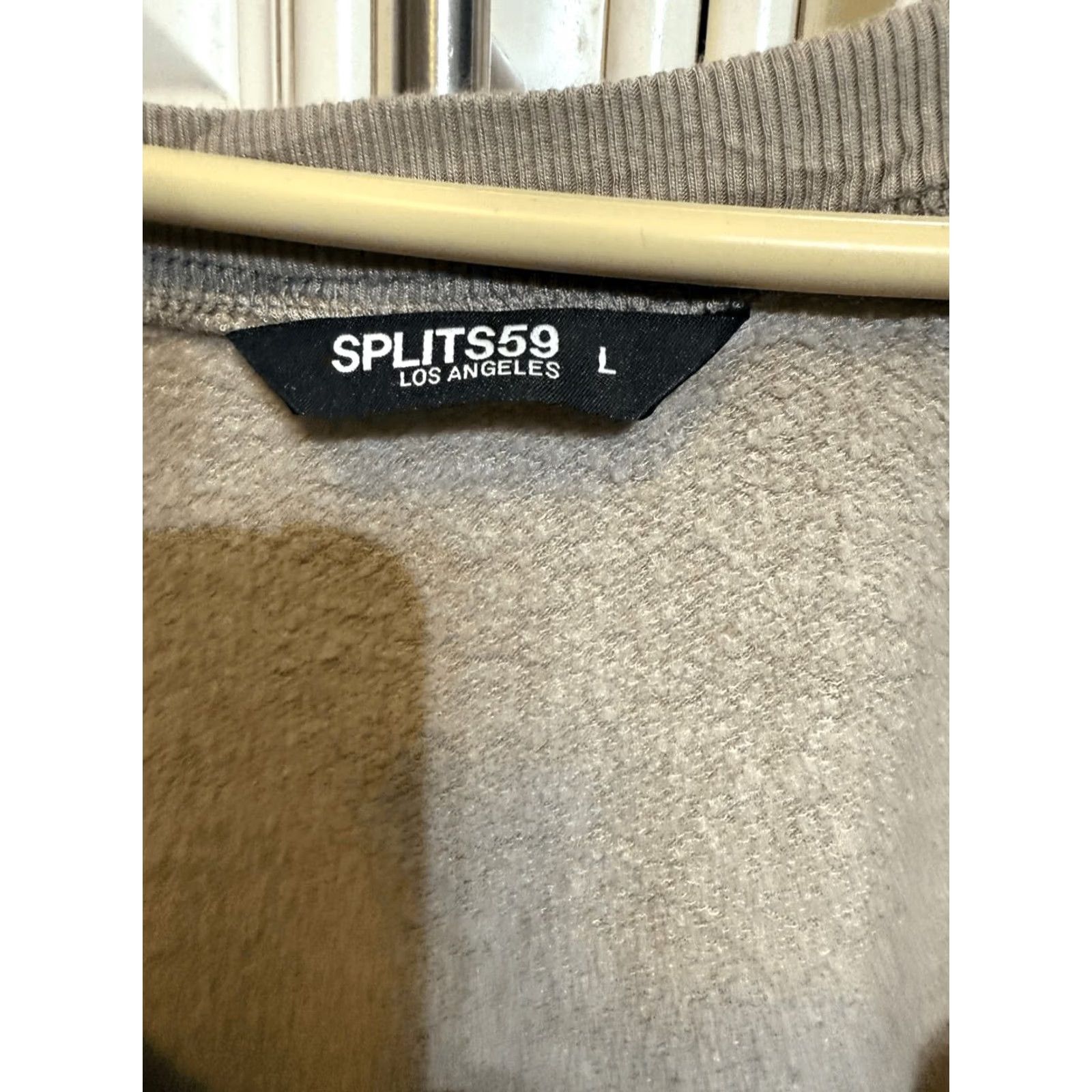 Splits59 Splits59 Women's Indy Dolman Sleeve Fleece Pullover Sweatshirt Tan Large Size L / US 10 / IT 46 - 7 Thumbnail