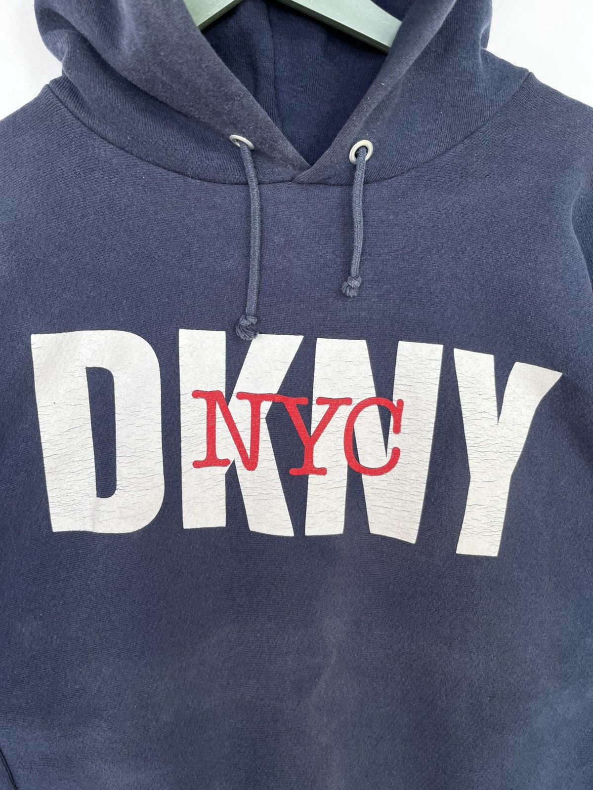 DKNY Vintage 90s DKNY Hoodie Size US XL / EU 56 / 4 - 3 Thumbnail