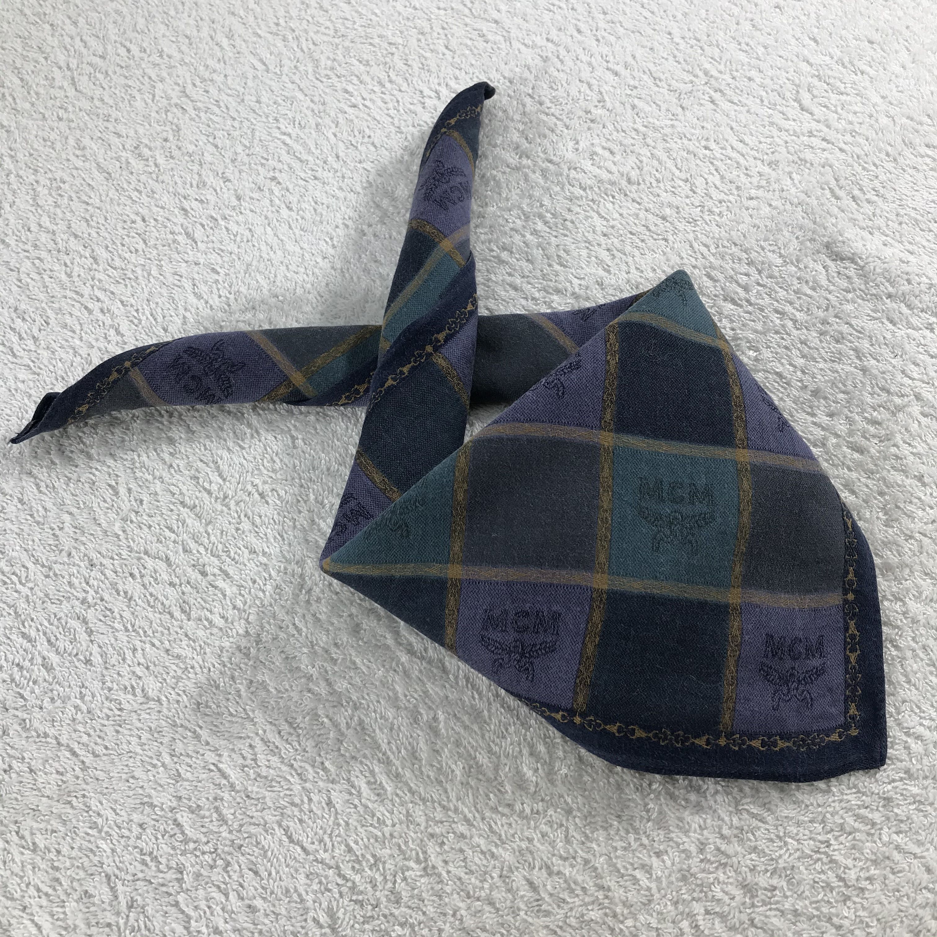 MCM × Vintage MCM Bandana / Handkerchief / Neckerchief - S168 Size ONE SIZE - 4 Thumbnail