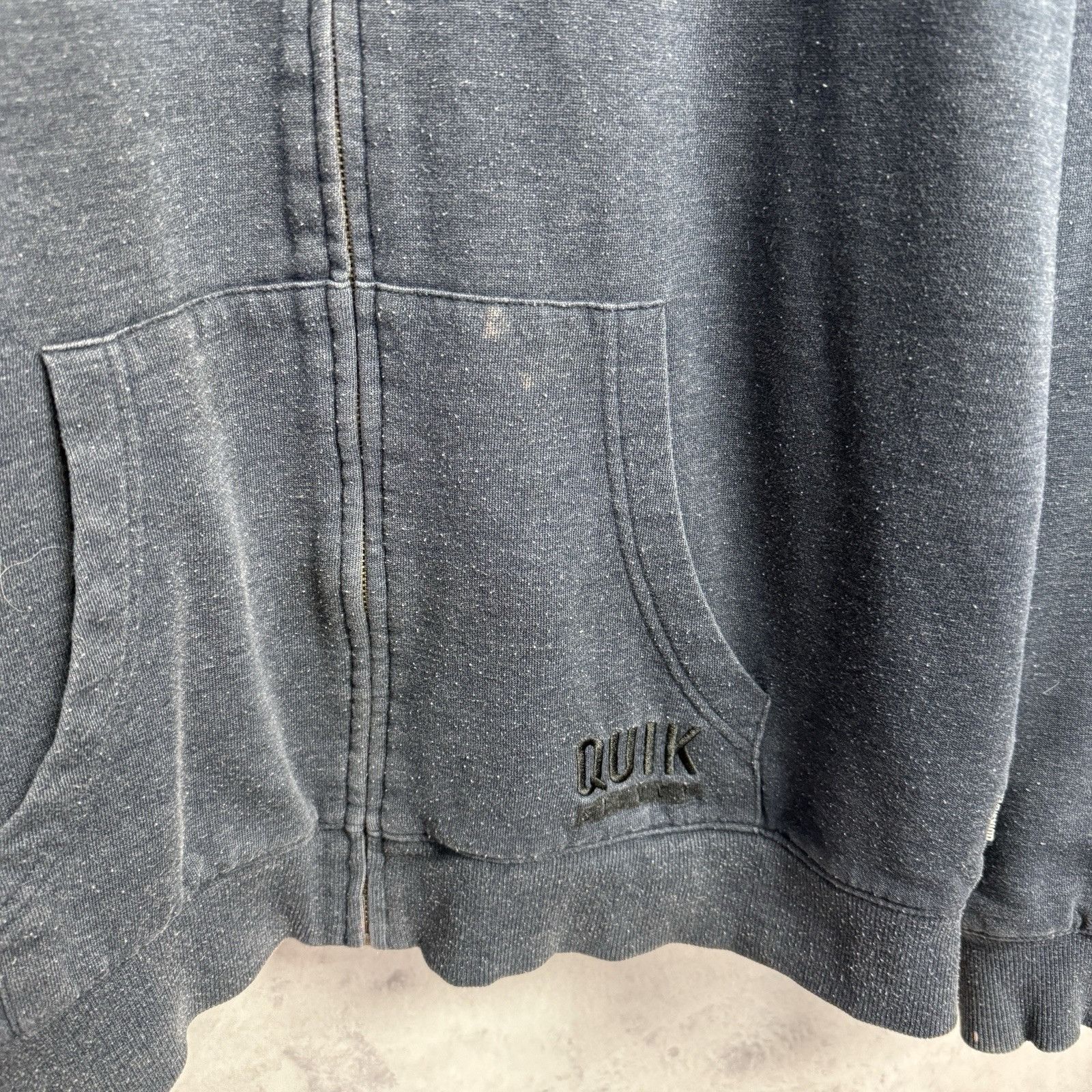 Quiksilver Vintage Quiksilver Hoodie Sweatshirt Mens XL Blue Zip Lined Size US XL / EU 56 / 4 - 4 Thumbnail