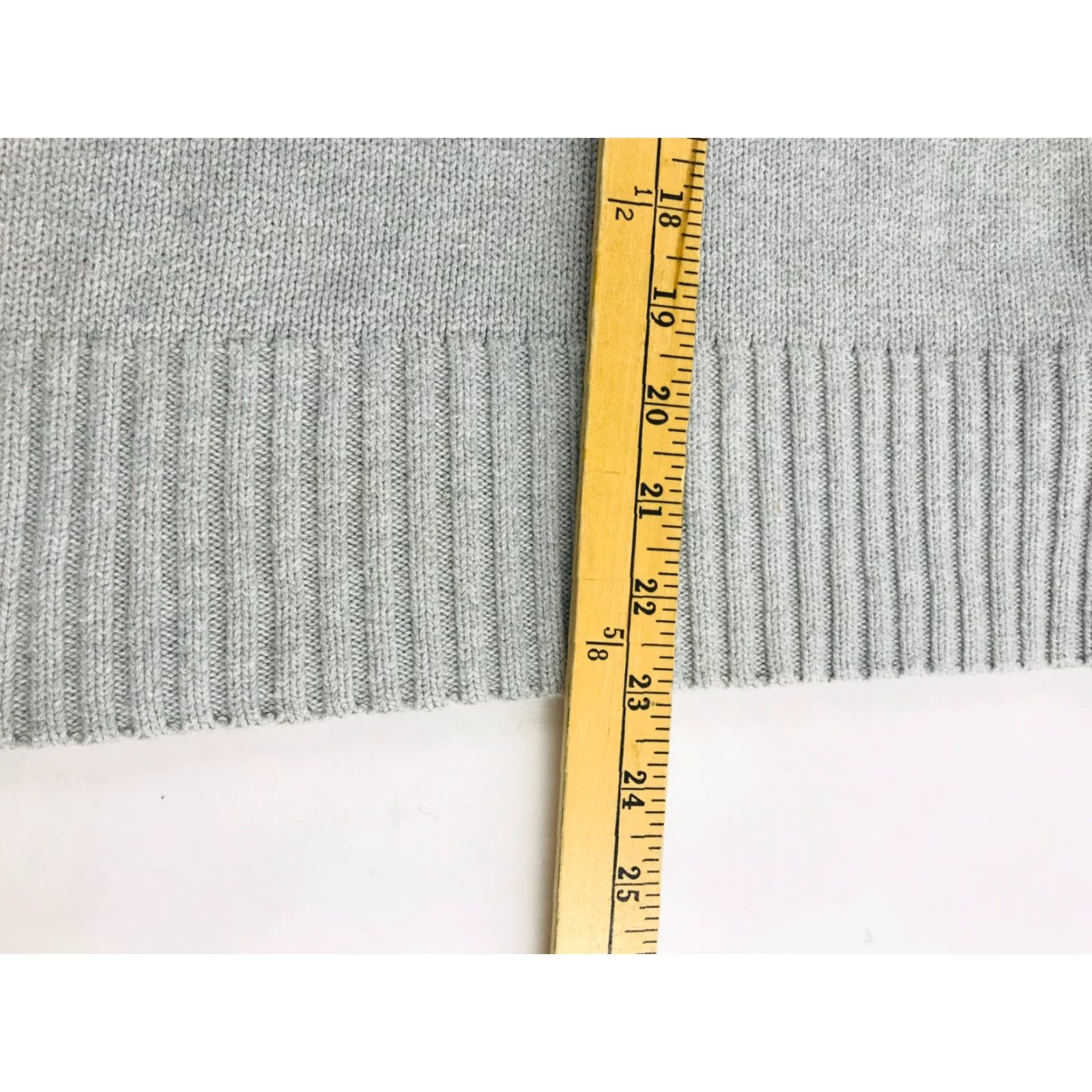 Converse Converse Sweater Women’s Size M Gray V-Neck Knit Pullover Size M / US 6-8 / IT 42-44 - 5 Thumbnail