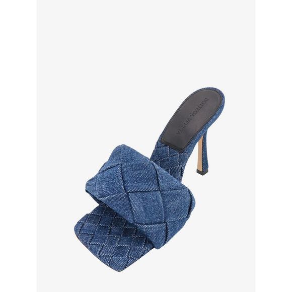 Bottega Veneta o1bcso1str0924 Lido Mule in Blue Size US 11 / IT 41 - 4 Thumbnail