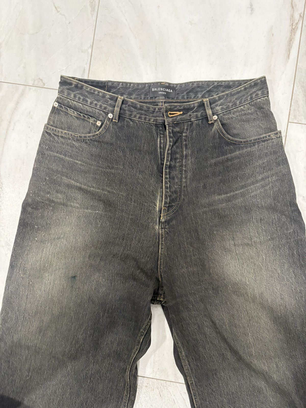 Balenciaga Balenciaga Baggy Japanese Denim Size US 34 / EU 50 - 2 Thumbnail