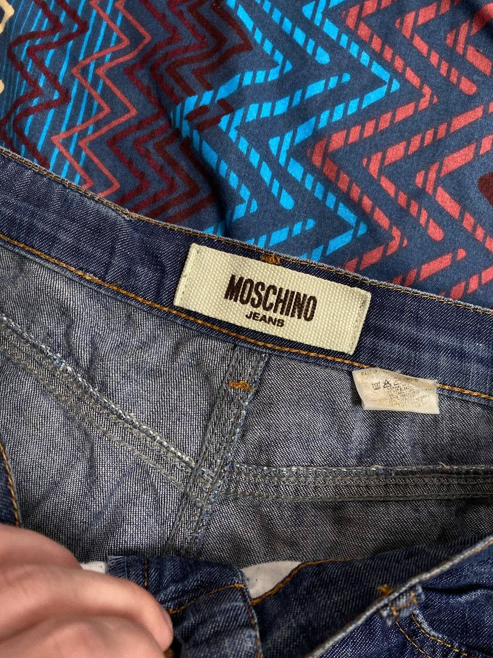 JNCO × Moschino Vintage Moschino Baggy Wide Leg Buckle Back Jeans Size US 27 - 15 Thumbnail
