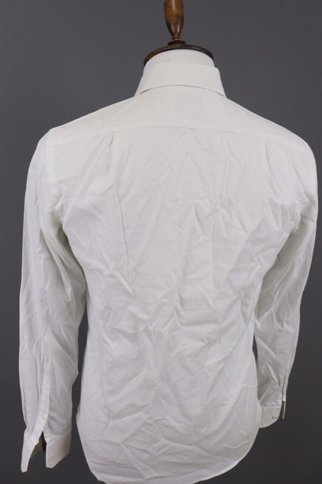 Designer Boggi Milano Custom Fit White Shirt Size 38 / 15 Size US M / EU 48-50 / 2 - 12 Thumbnail