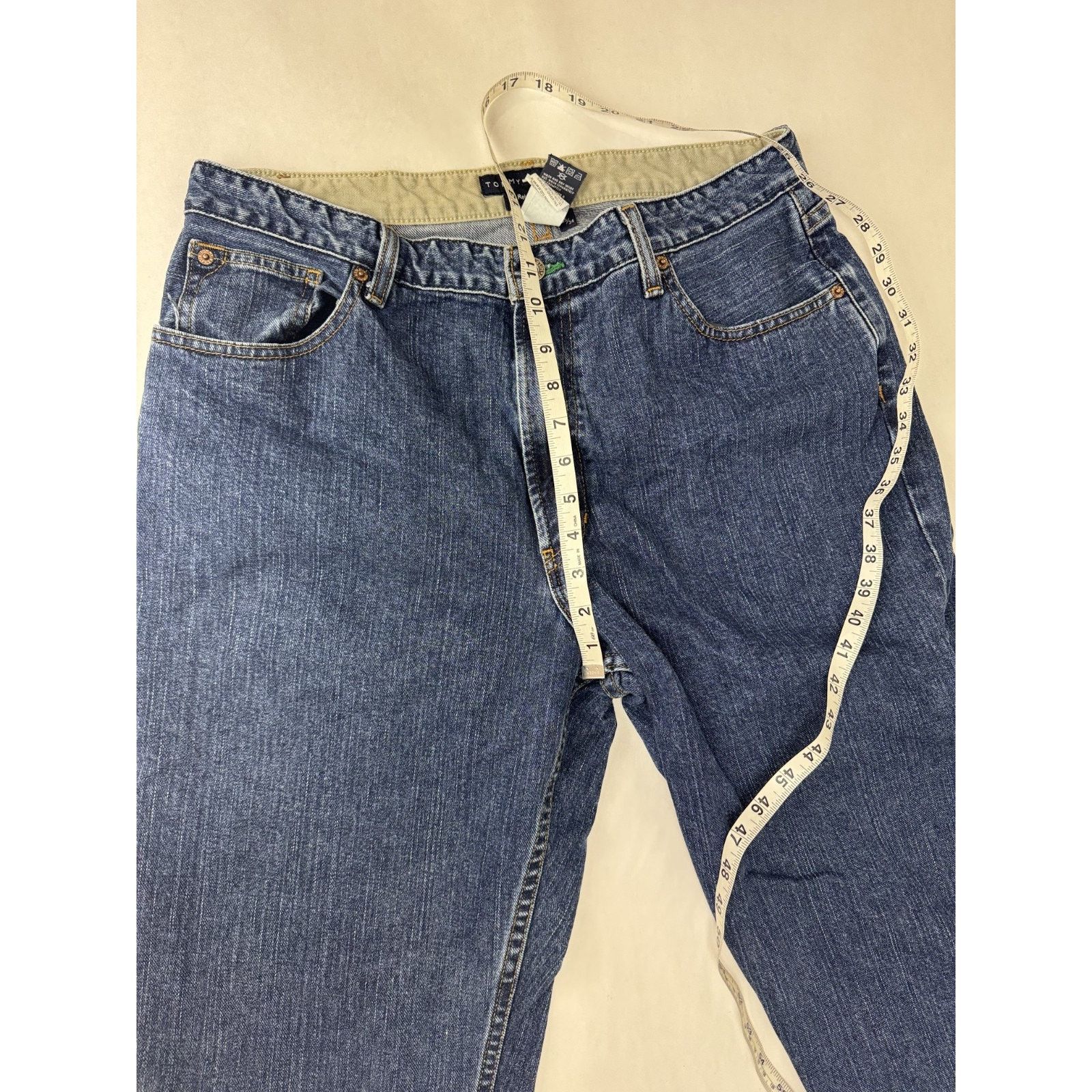 Tommy Hilfiger Y2K Tommy Hilfiger Men's Jeans Vintage 2000s Logo 34 * 34 Size US 34 / EU 50 - 7 Thumbnail