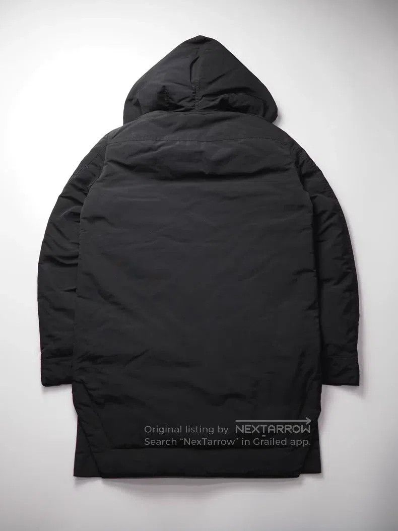 Rick Owens RICK OWENS Black mid-length hooded down jacket Size US S / EU 44-46 / 1 - 2 Thumbnail
