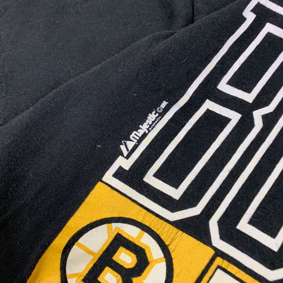Vintage Boston Bruins 90s Majestic T Shirt Size US L / EU 52-54 / 3 - 3 Thumbnail